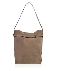 Madewell The Belted Suede Satchel Bag