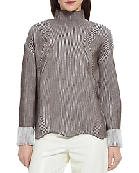 Lysse Hyacinth Funnel Neck Sweater