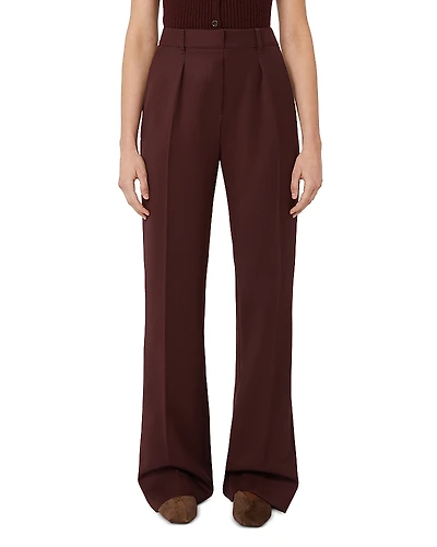 Max Mara Cannes Cherry Wool Pants