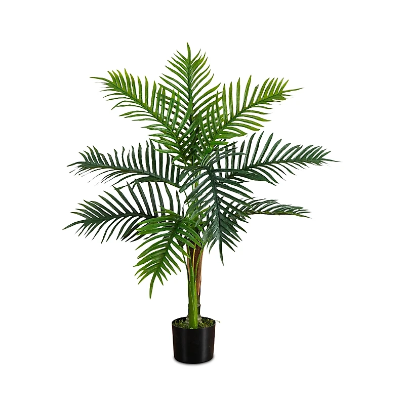 Nearly Natural 3' Uv Resistant Artificial Double Robellini Palm Tree (Indoor/Outdoor)