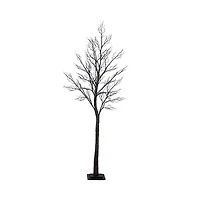 Nearly Natural 7' Pre-Lit Halloween Minimalist Twig Artificial Fall Tree