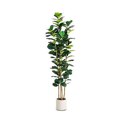 Nearly Natural 8' Artificial Fiddle Leaf Tree
