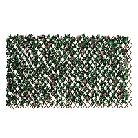 Nearly Natural 40 x 80 Uv Resistant Artificial Bougainvillea Expandable Privacy Fence Screen (Indoor/Outdoor)