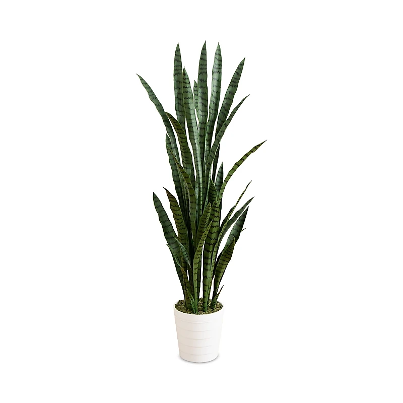 Nearly Natural 5' Uv Resistant Artificial Sansevieria Plant