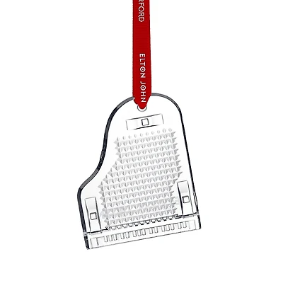 Waterford Elton John Piano Ornament