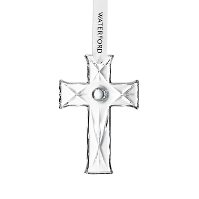 Waterford Mini Cross Ornament