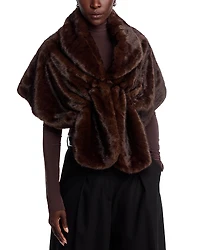 Surell Faux Fur Shawl