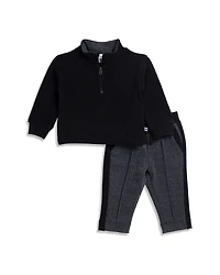 Splendid Boys' Herringbone Quarter Zip Top & Pants Set