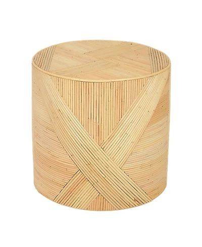 Tov Furniture Matea Rattan Arch Side Table