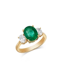 Bloomingdale's Emerald & Diamond Ring