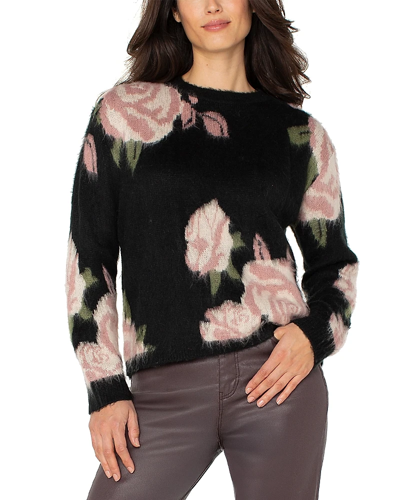 Liverpool Los Angeles Eyelash Texture Sweater