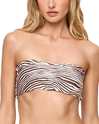 L*Space Avalon Reversible Bandeau Bikini Top