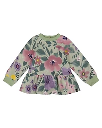 Deux par Girls' Stretch Fleece Sweatshirt - Little Kid, Big Kid