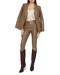 Milly Rue Faux Leather Pants