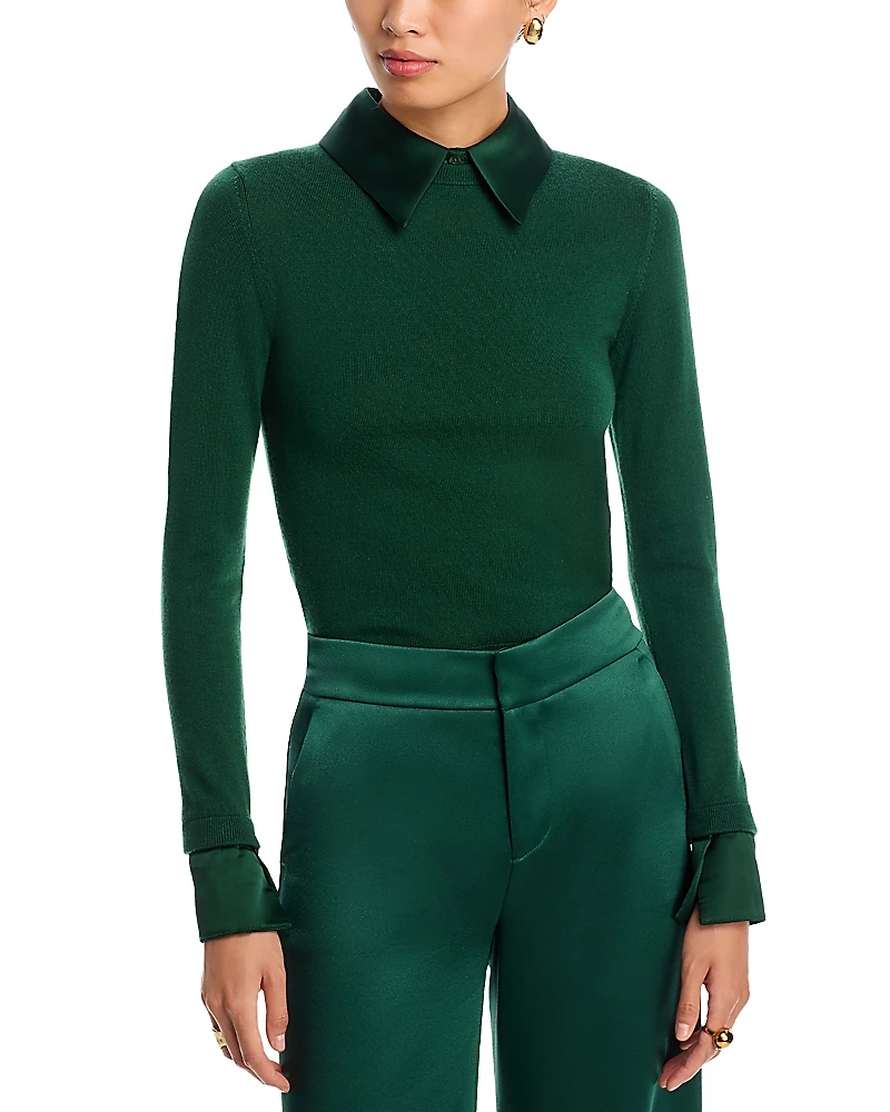 Alice and Olivia Porla Layered Look Sweater