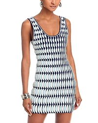 Simkhai Lorien Geo Print Mini Dress