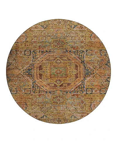 Dalyn Rug Company Silk Road SR10 Round Area Rug, 8'0x8'0