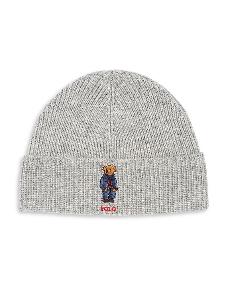 Polo Ralph Lauren Solid Denim Bear Beanie