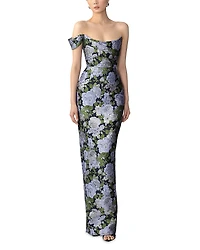 Sau Lee Jackson Jacquard Gown