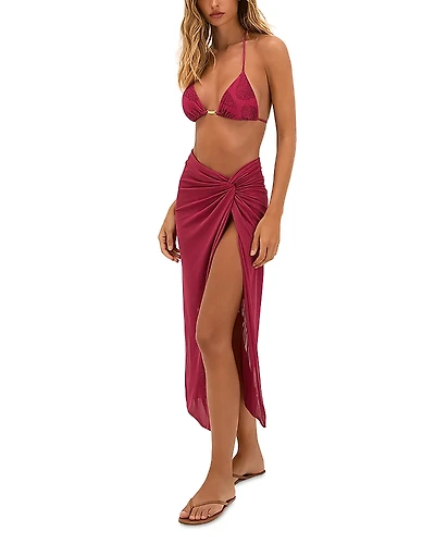 ViX Paula Hermanny Karen Midi Skirt Swim Cover-Up