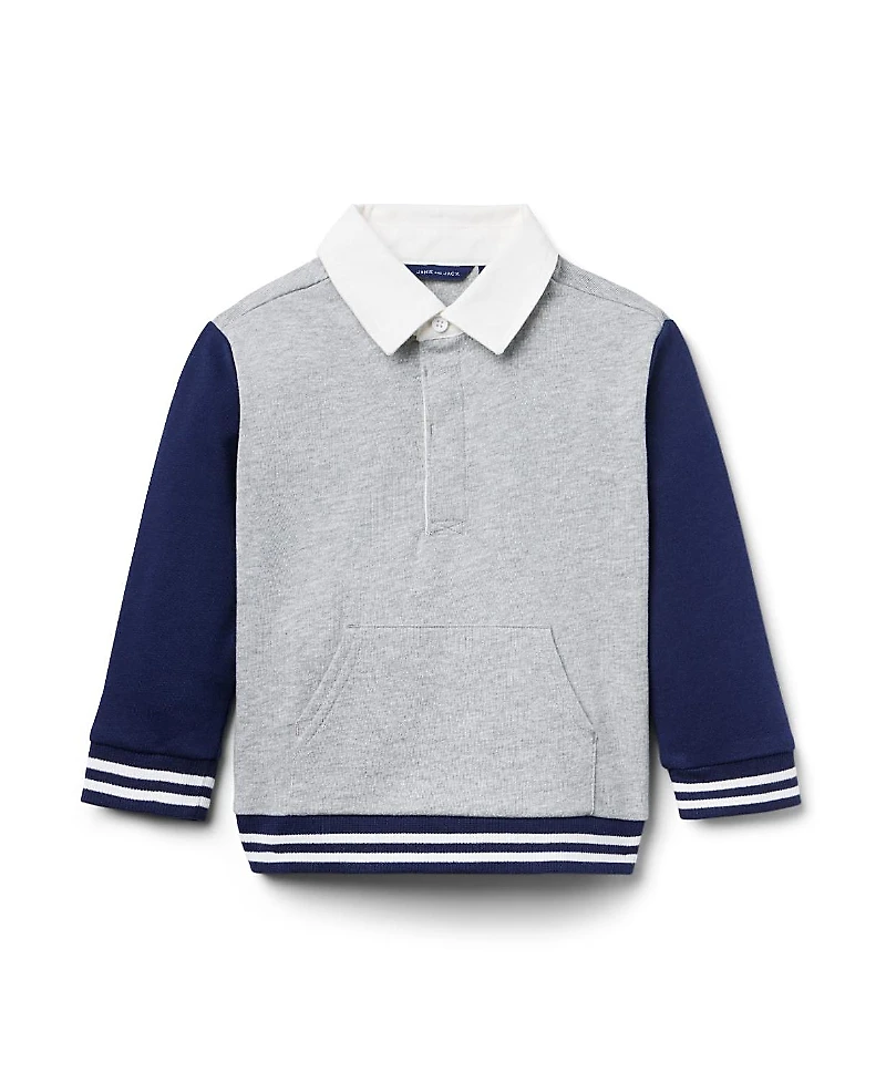 Janie and Jack Boys' The Rugby Sweatshirt - Baby, Little Kid, Big Kid