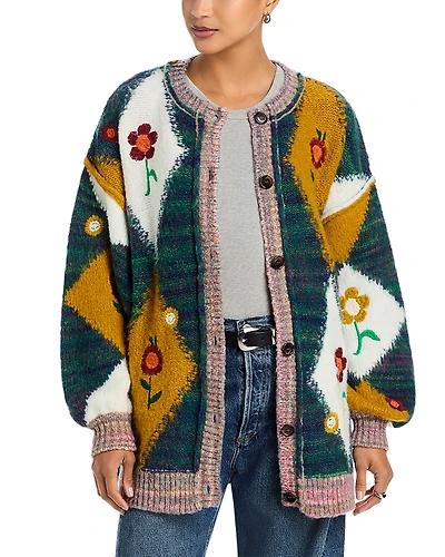 Free People Flower Petal Cardi