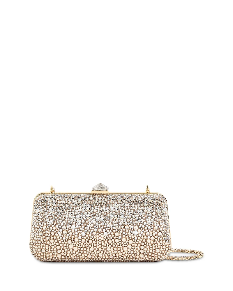 Valentino Garavani Carry Secrets Rhinestone Minaudiere Clutch