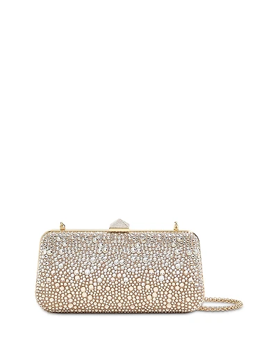 Valentino Garavani Carry Secrets Rhinestone Minaudiere Clutch