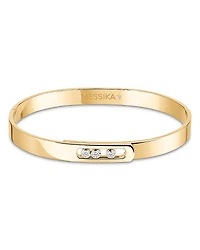 Messika 18K Gold Move Noa Diamond Polished Bangle Bracelet