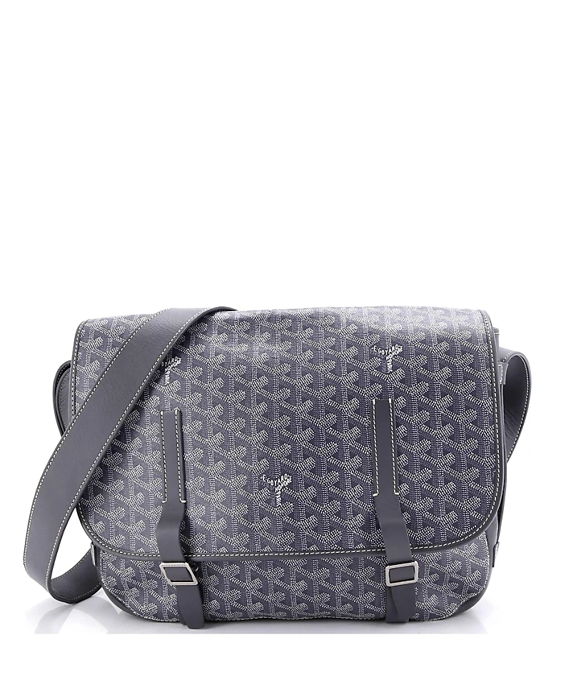 Pre-Owned Goyard Gm Belvedere Messenger Bag Coated Canvas