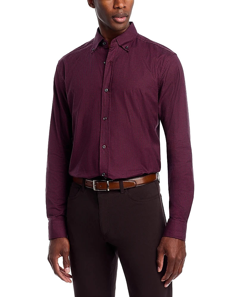 The Men's Store at Bloomingdale's Check Twill Button Down Shirt - Exclusive