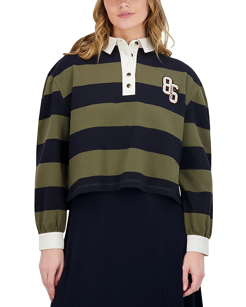 Point Balloon Sleeve Polo Tee