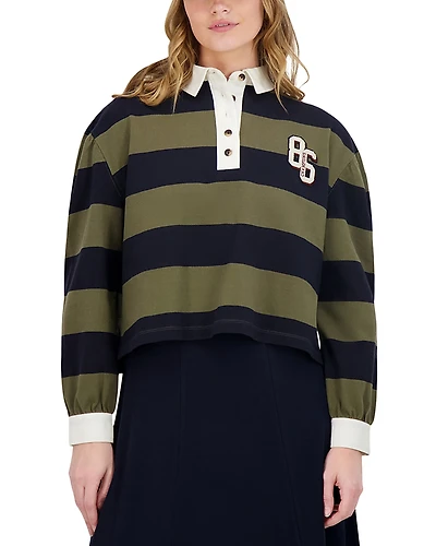 Point Balloon Sleeve Polo Tee