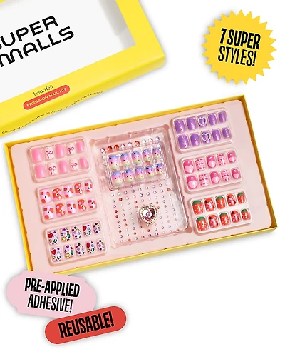 Super Smalls Days of the Week Press On Nails Kit - Heartfelt - Ages 3+