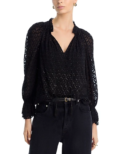 Veronica Beard Maxime Lace Blouse