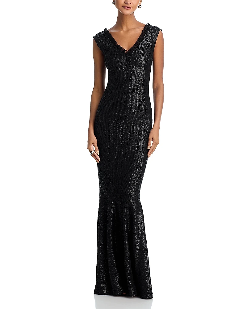 Norma Kamali Grace Fishtail Gown
