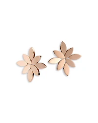 Pasquale Bruni 18K Rose Gold Ghirlanda Polished Flower Statement Earrings