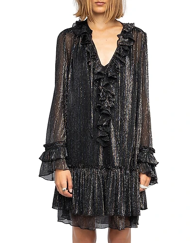 Zadig & Voltaire Ralice Ruffled Dress
