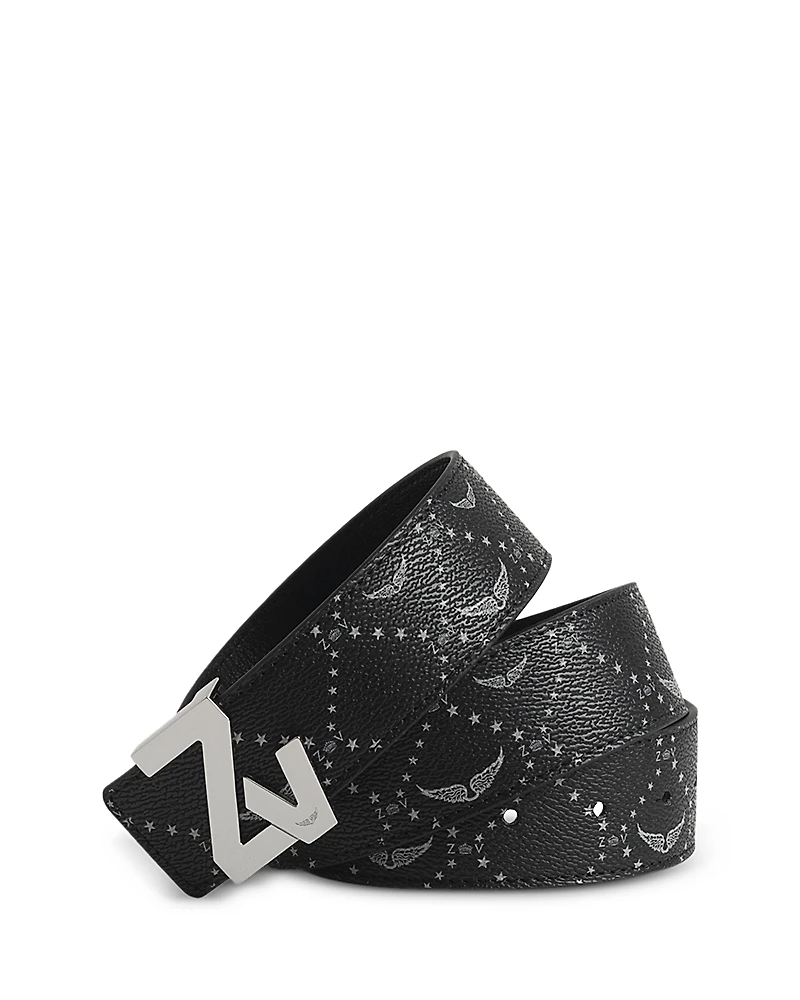 Zadig & Voltaire Women's Zv Initiale Printed Belt