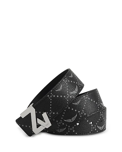Zadig & Voltaire Women's Zv Initiale Printed Belt