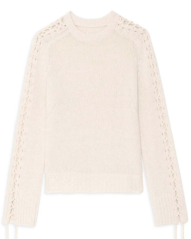 Zadig & Voltaire Malty Wool Cashmere Round Neck Sweater