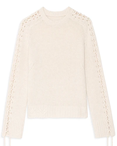 Zadig & Voltaire Malty Wool Cashmere Round Neck Sweater