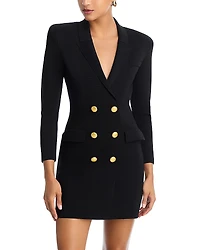 L'Agence Meyumi Knit Blazer Mini Dress