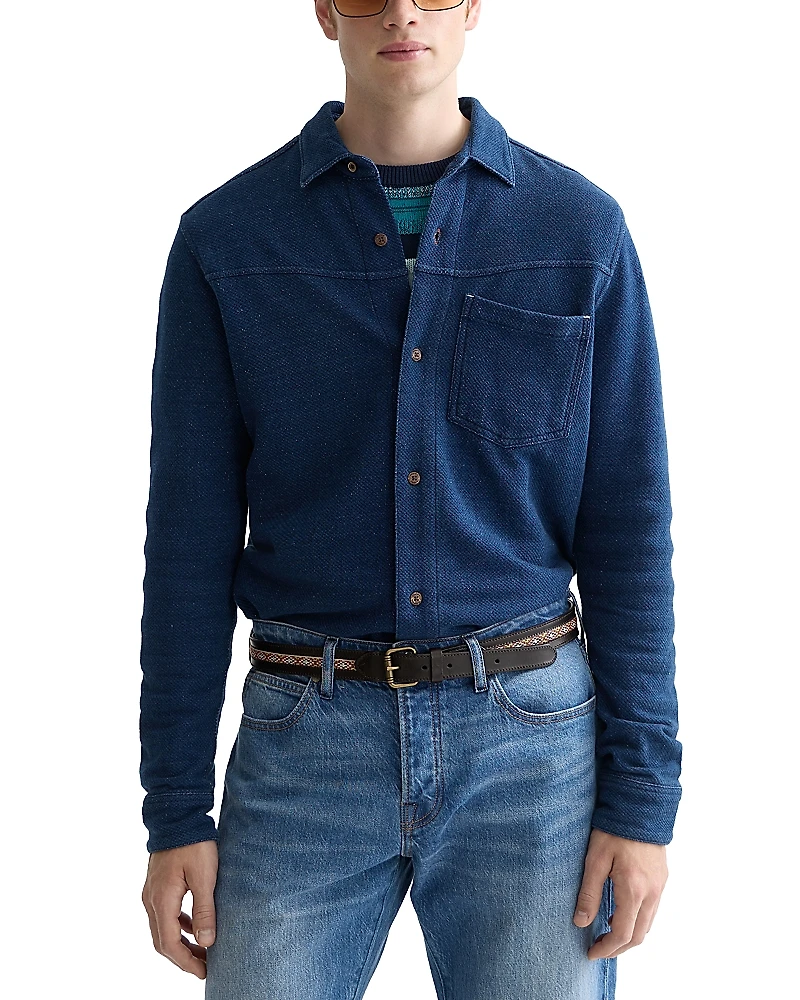 Scotch & Soda Textured Button Front Shirt