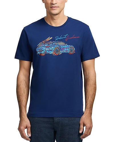 Robert Graham Road Trip Cotton Graphic Tee