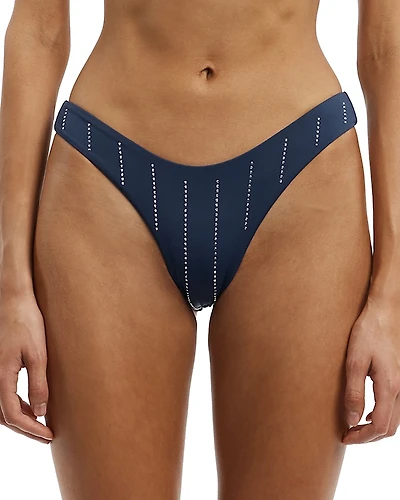 Significant Other Aleia Embellished Brief Bikini Bottom
