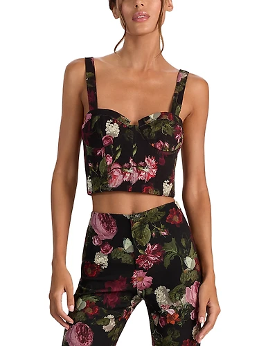 Alice and Olivia Jeanna Bustier Top