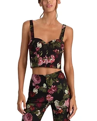 Alice and Olivia Jeanna Bustier Top