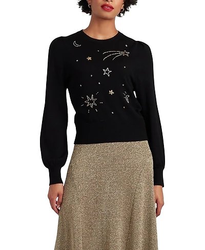 Chinti & Parker Women's Laura Whitmore Constellation Star Sweater