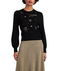 Chinti & Parker Women's Laura Whitmore Constellation Star Sweater